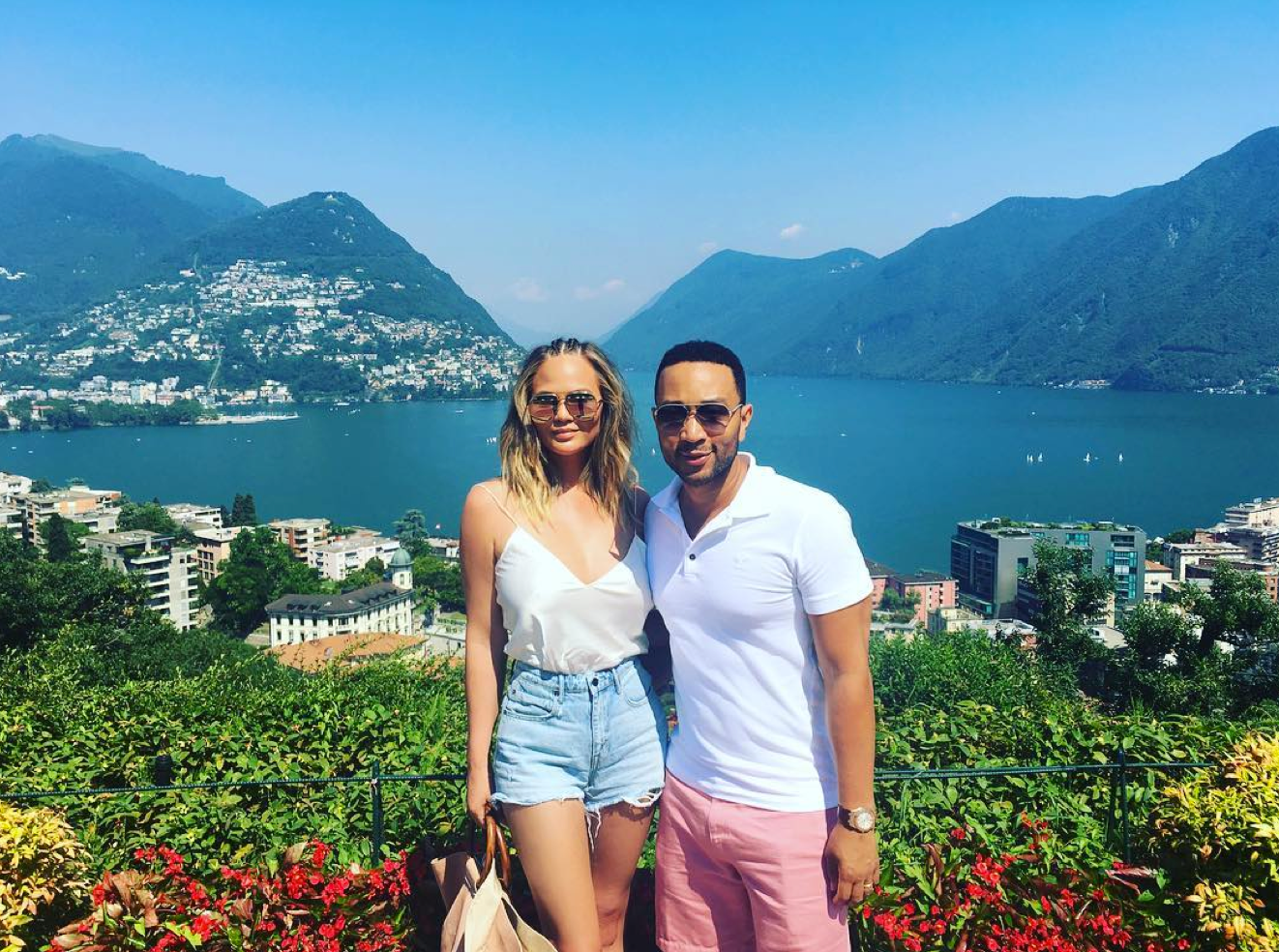 Every Single Tender Moment John Legend and His Wife Chrissy Teigen Shared In 2016

 
